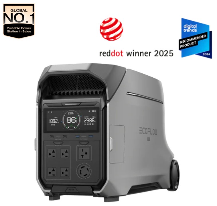 EcoFlow Delta Pro 3 Home Power Kit | 8kWh Expandable Backup